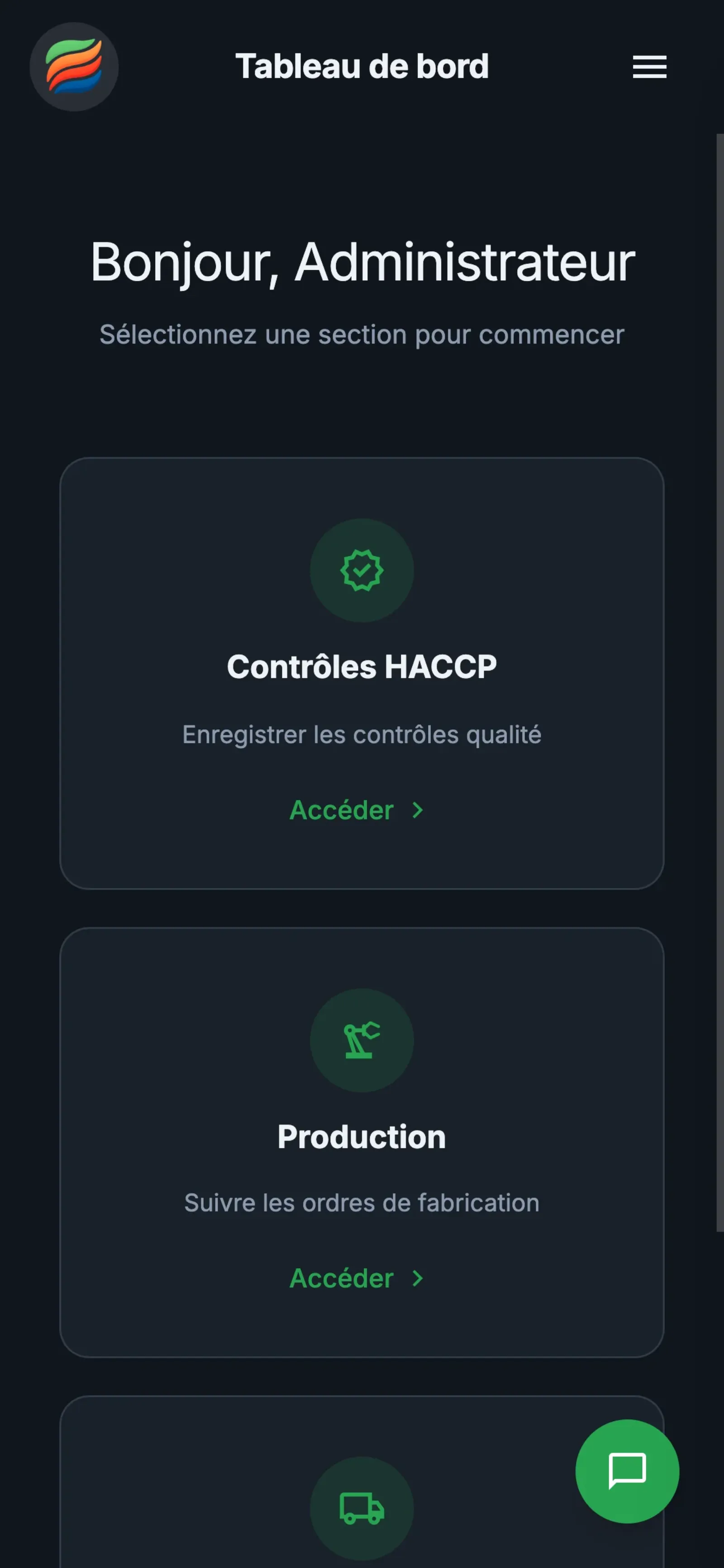 Application de terrain d'AgroFlow sur mobile